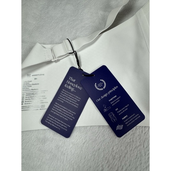 Honeylove Women's CrossOver Bra Whit Color NWT Cloudfuse 3X+ - Picture 5 of 6